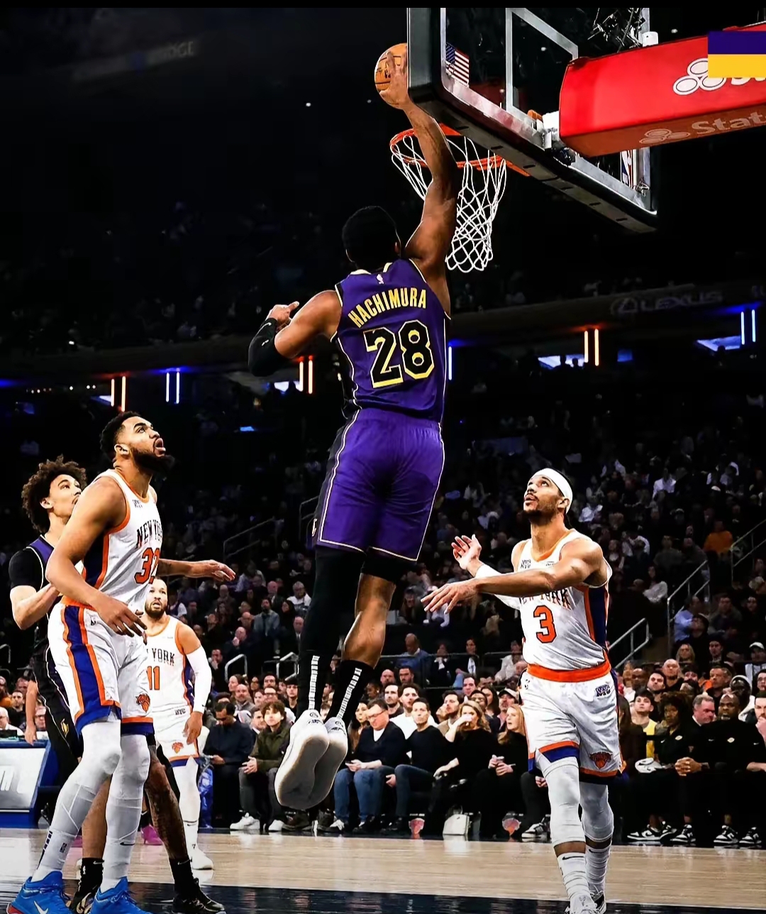 篮网B队绝地反击湖人，萨姆·米切尔高光表现